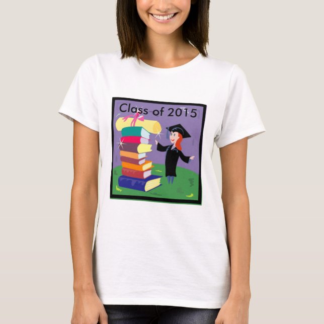Klass 2015: Tanktopet Student Girl T Shirt (Framsida)
