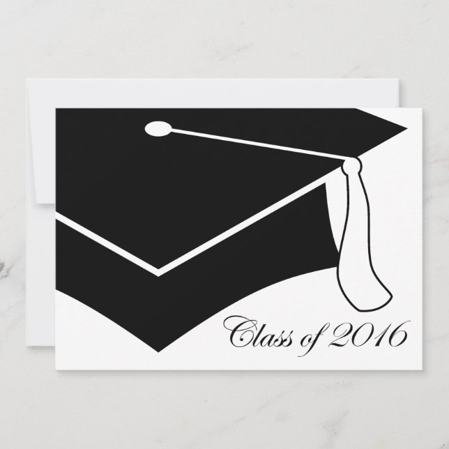 Klass 2016 studentmössa inbjudningar (Framsida)