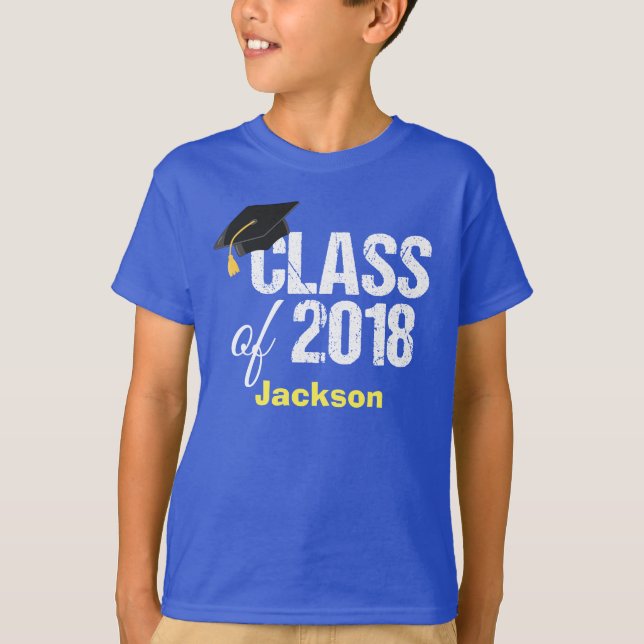 Klass 2018 Kindergarten Studenten Anpassningsbar T-shirt (Framsida)