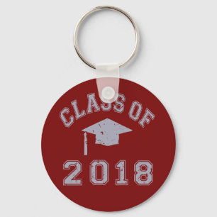 Klass 2018 Studenten - Grått Nyckelring