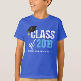Klass 2019 Anpassningsbar Preschool Studenten T Shirt