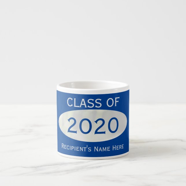 Klass 2020 Blue Påsklov av Janz Espressomugg (Framsidan)