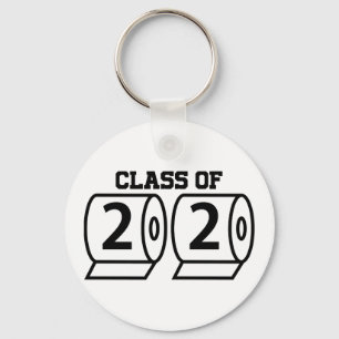 Klass 2020: Lustigt Pappert Studenten-högre Nyckelring