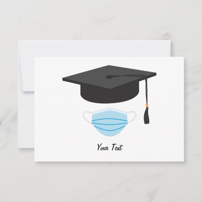 Klass 2020 Studenten - Studentmössa och Ansikte (Framsida)