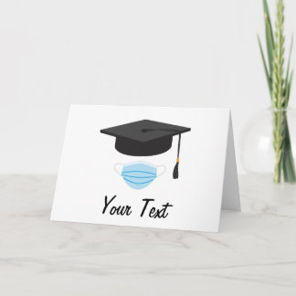 Klass 2020 Studenten - Studentmössa och Ansikte Kort