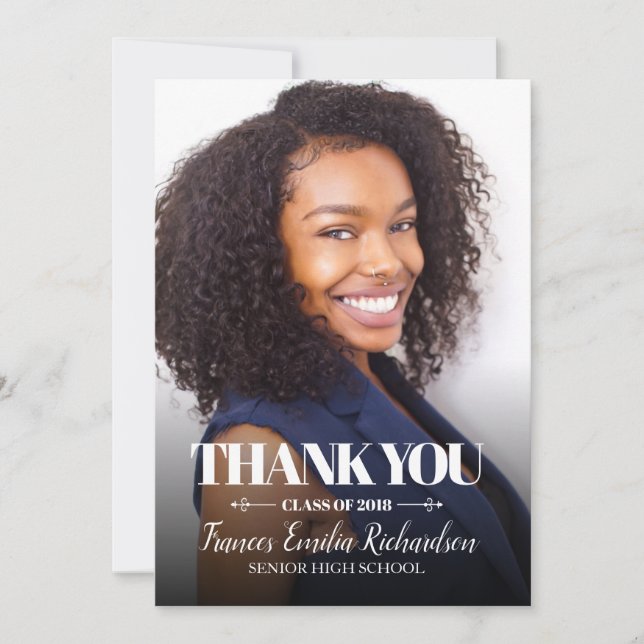 Klass 2020 - Tack för foto Studenten Meddelande (Framsida)