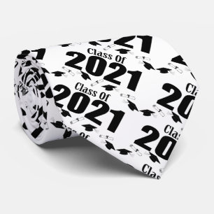 Klass 2021 Kap och diplomater (svarta) Slips