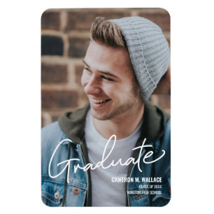 Klass 2021 Modern Student-meddelande Magnet