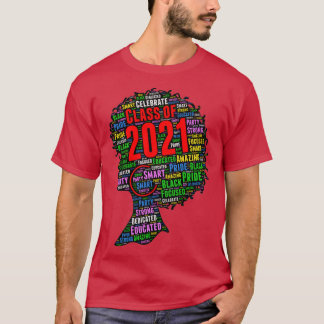 Klass 2021 Ord i Afro T Shirt