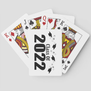 Klass 2022 Caps and Diplomas (Black) Casinokort