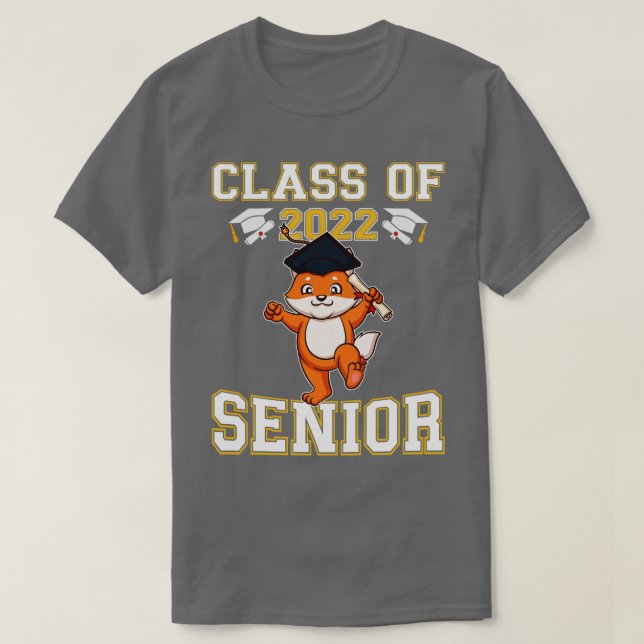 Klass 2022: Senior Student Funny Studenten 14 T Shirt (Design framsida)
