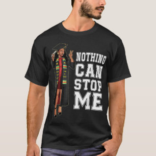 Klass 2022: Senior Studenten Stole Black Girl M T Shirt