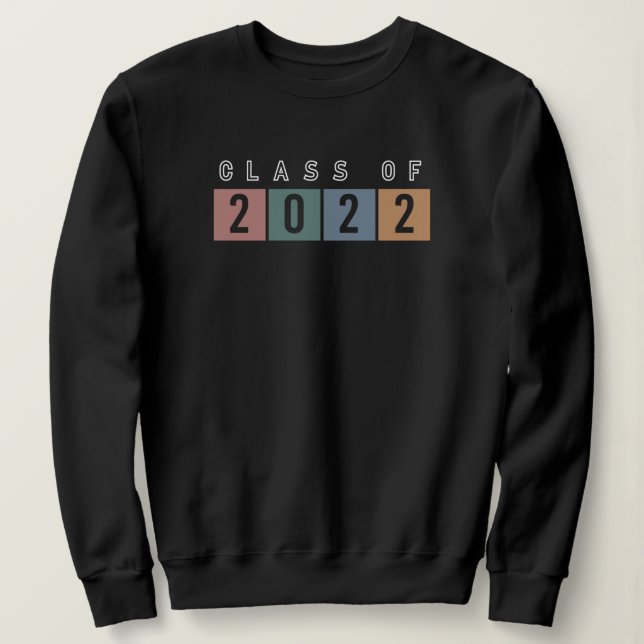 Klass 2022 Skolakademiker med examen T Shirt (Design framsida)