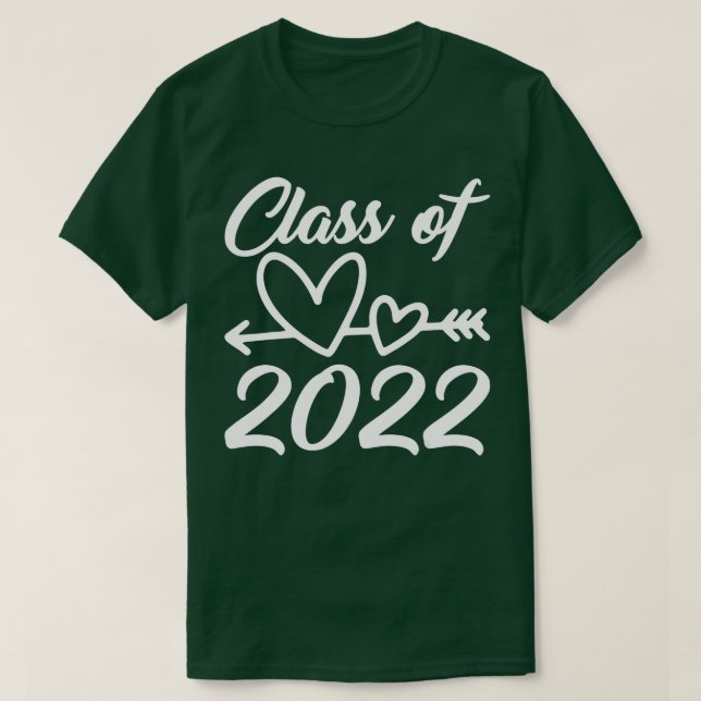Klass 2022 Studenten Cute Student Grad Studen T Shirt (Design framsida)