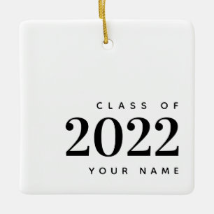 Klass 2022 Studenten Modern jul  Julgransprydnad Keramik