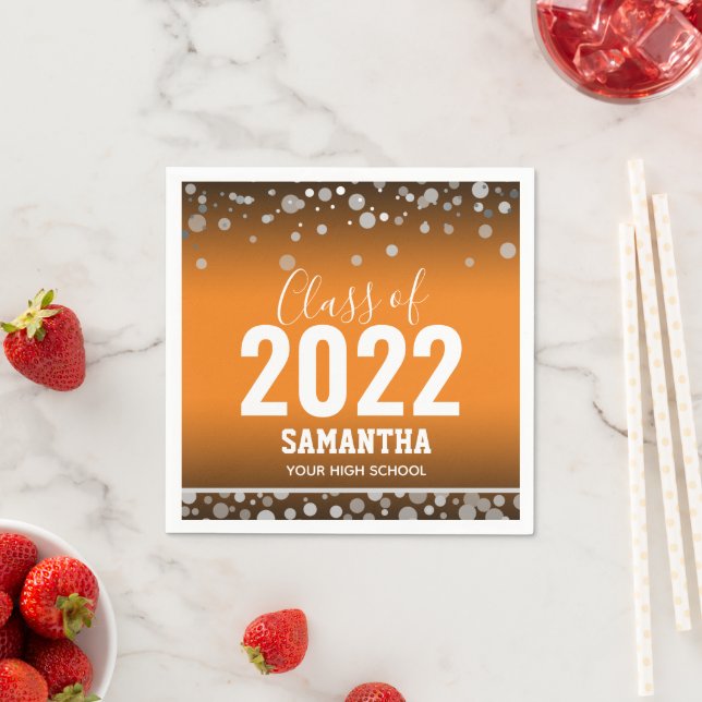Klass 2022 Studenten Namn och skolblöjor Pappersservett (Insitu)
