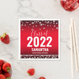Klass 2022 Studenten Namn och skolblöjor Pappersservett