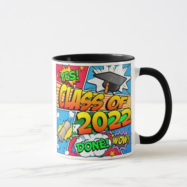 Klass 2022 Tecknad Bok Mugg (Höger)