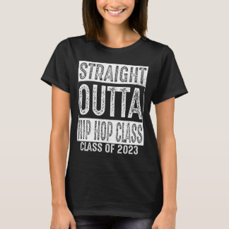 Klass 2023 Grad för raka Hip hop T Shirt
