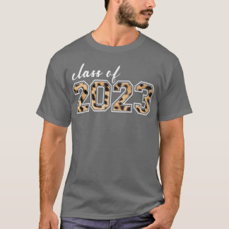 Klass 2023: Leopard Womens Girls Seniors 2023 T Shirt