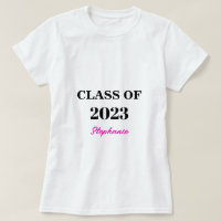 Klass 2023 Modern Rosa Monogram Cute Studenten