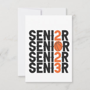 Klass 2023: Senior Basketball Studenten Gift Tack Kort
