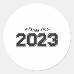 Klass 2023, Studenten, 2023 Runt Klistermärke