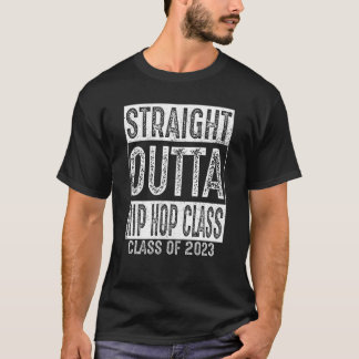 Klass 2023 Studenten i raka Outta Hip hop T Shirt