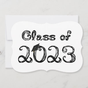 Klass 2023 Tyger Font Examen Kåpa