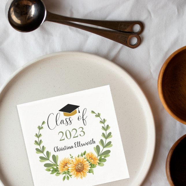 Klass 2023: Utandningsgrad Party Pappersservett (Skapare uppladdad)