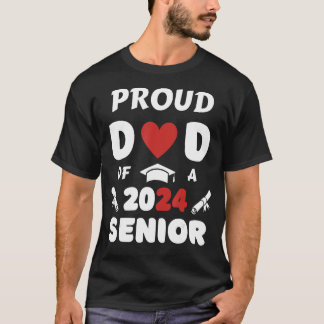 Klass 2024 - Förste år - Proud Pappa - Förste 2 T Shirt