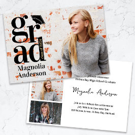 Klass 2024 GRAD Multi Photo Studenten Meddelande