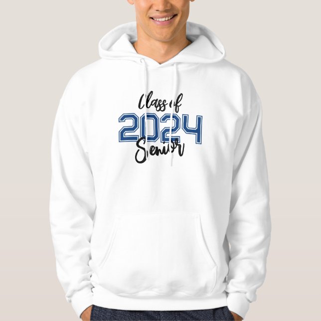 Klass 2024: Högre Hoodie (Framsida)