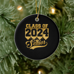 Klass 2024 Högre skola Julgransprydnad Keramik