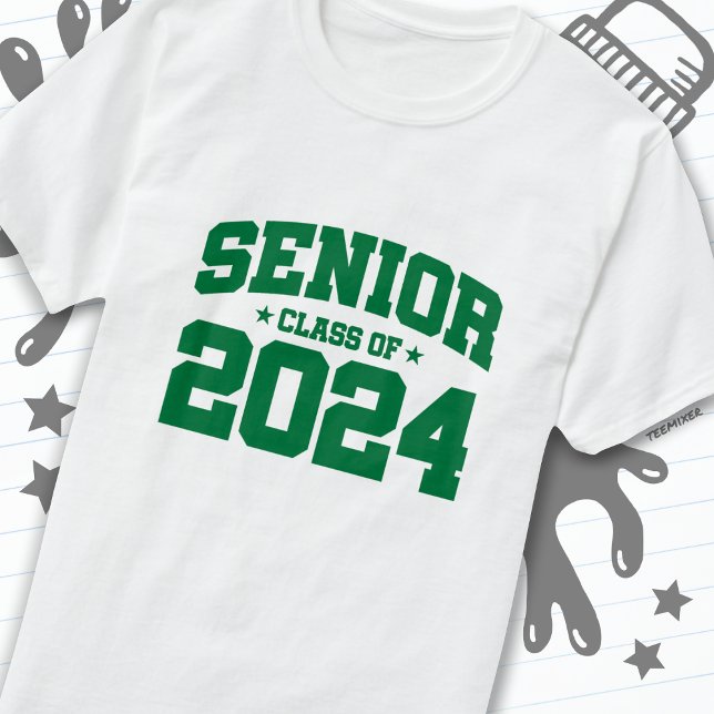 Klass 2024: Högre Studenten 2024 T Shirt (Skapare uppladdad)
