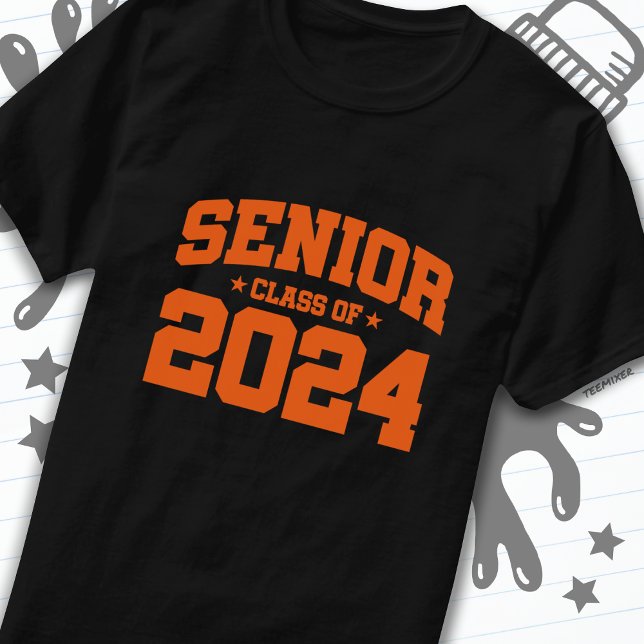Klass 2024: Högre Studenten 2024 T Shirt (Skapare uppladdad)