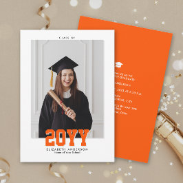 Klass 2024 Klassiskt typografi Studenten-foto Meddelande