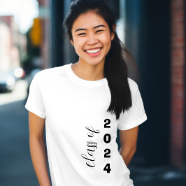 Klass 2024 Modern Studenten T Shirt