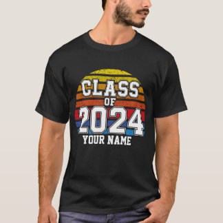 Klass 2024: Retro Sunset T Shirt
