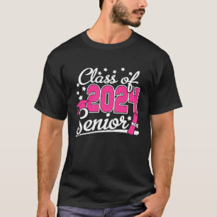 Klass 2024 Senior 24 Girls Women Funny Graduati T Shirt