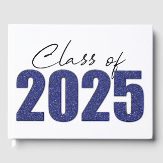 Klass 2025: Blåblå Glitter Gästböcker