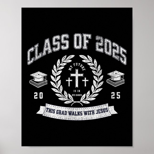 Klass 2025: Christian Studenten Religiösa Gradu Poster (Framsidan)