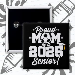 Klass 2025 Fotbollsskåp Mamma Senior 2025 Knapp