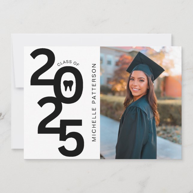 Klass 2025: Foto Dental School Studenten Inbjudningar (Framsida)