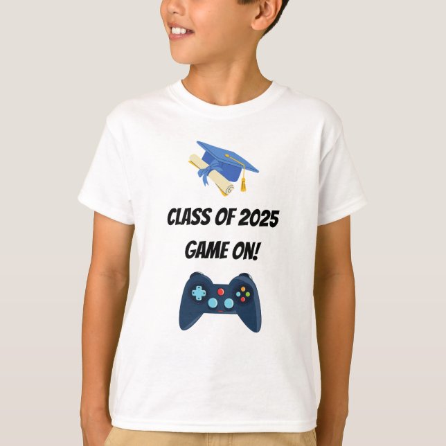 Klass 2025 Game On | Student T-shirt (Framsida)