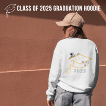 Klass 2025 Grad Hoodie