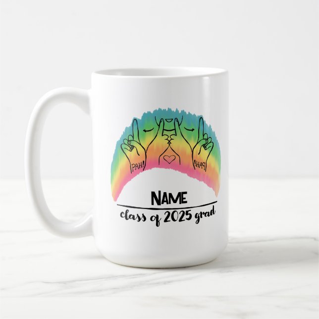 Klass 2025 Grad - PAH! Kaffemugg (Vänster)