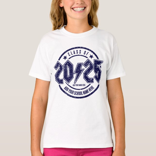 Klass 2025 Grad T Shirt (Framsida)