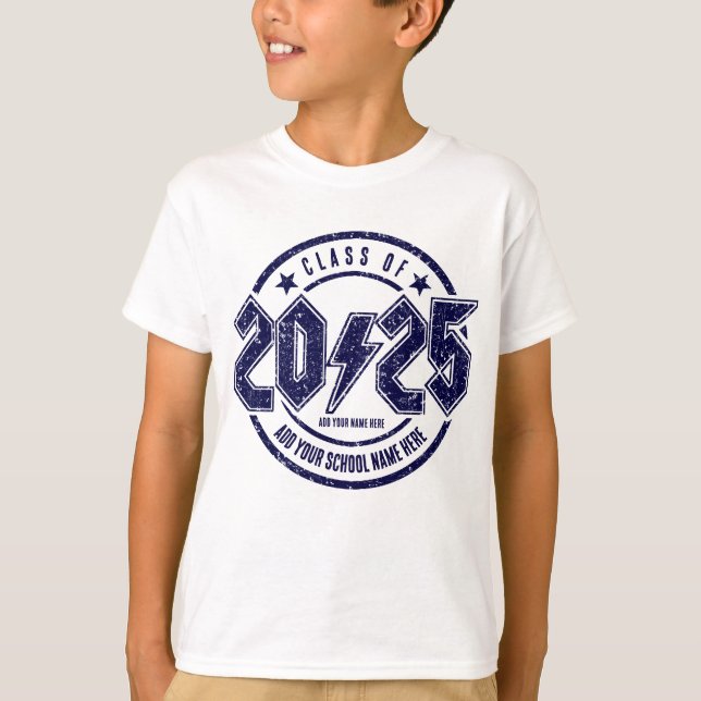 Klass 2025 Grad T Shirt (Framsida)