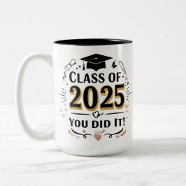 Klass 2025 Guld Studenten Mugg -